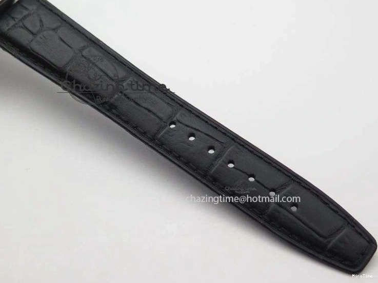 MIROTIME 0331 Portuguese Tourbillon Power Reserve Moonphase SS Black Dial On Black Leather Strap TechFriendly 7321